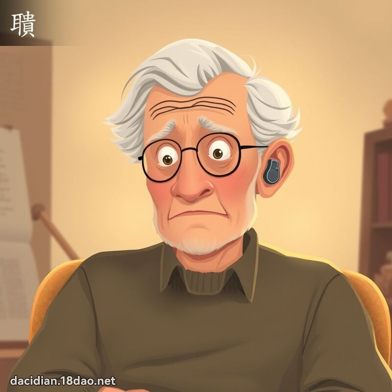 聵 - 國語大辭典配圖