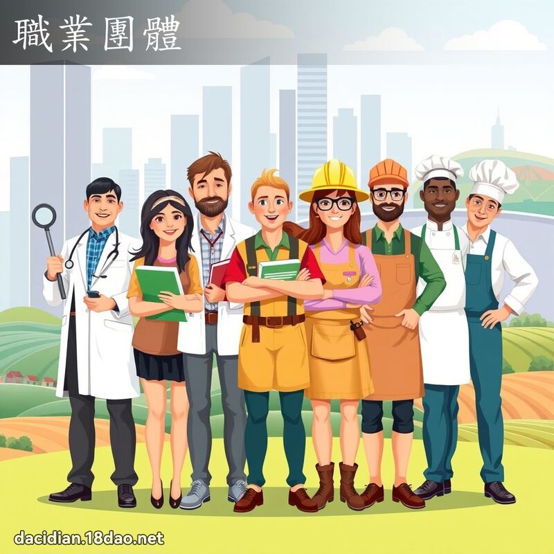 職業團體 - 國語大辭典配圖