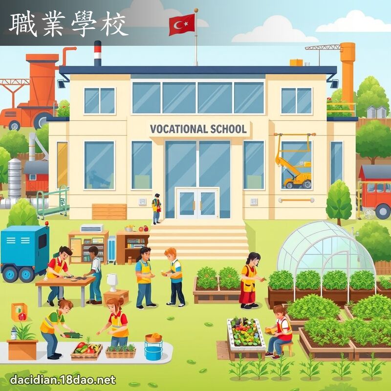 職業學校 - 國語大辭典配圖