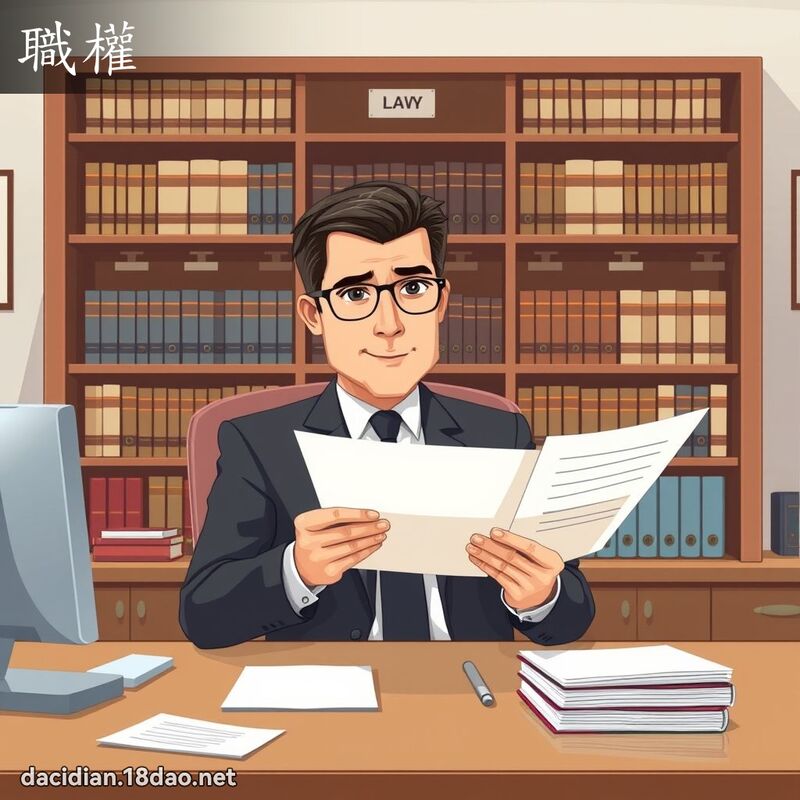 職權 - 國語大辭典配圖