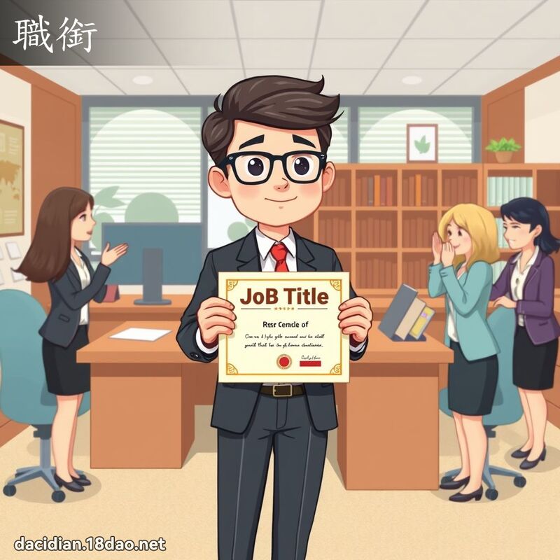 職銜 - 國語大辭典配圖