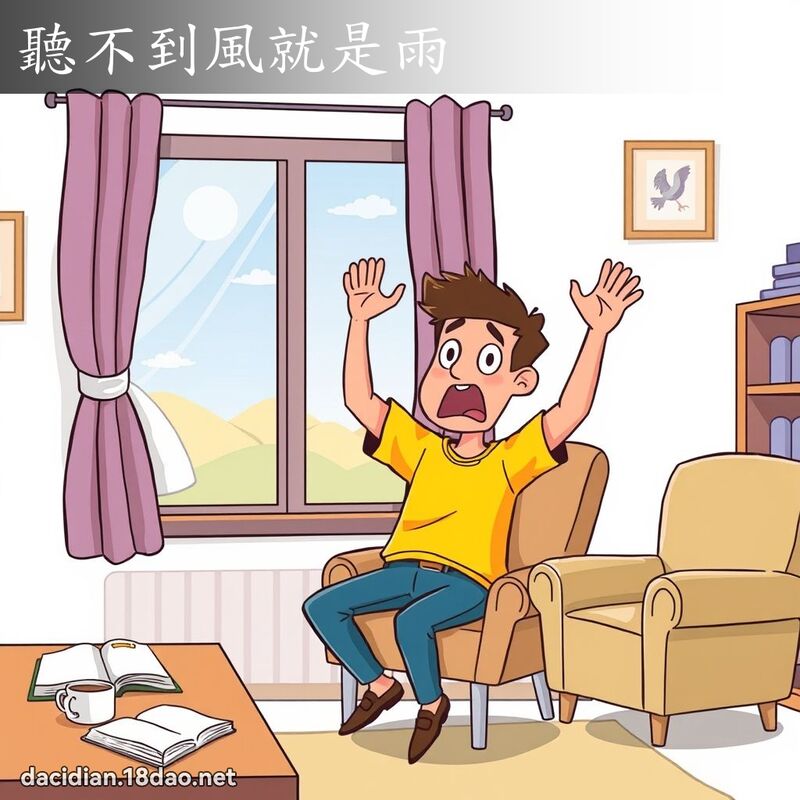 听不到风就是雨 - 国语大辞典配图