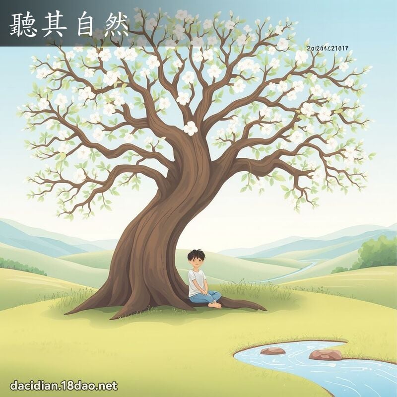 聽其自然 - 國語大辭典配圖
