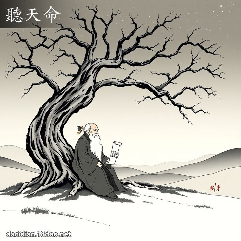 听天命 - 国语大辞典配图