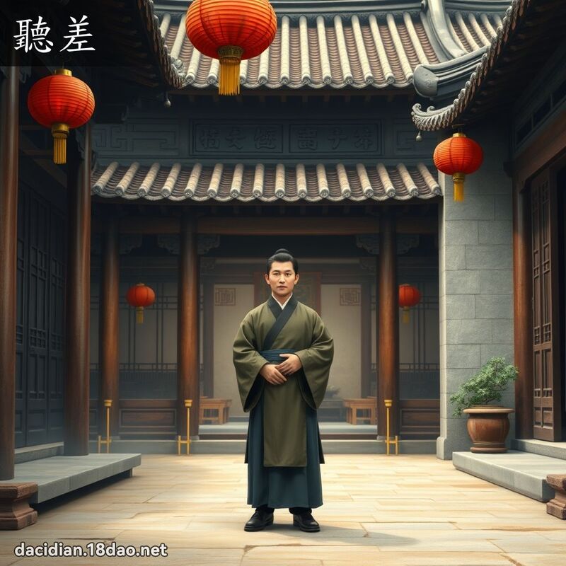 聽差 - 國語大辭典配圖