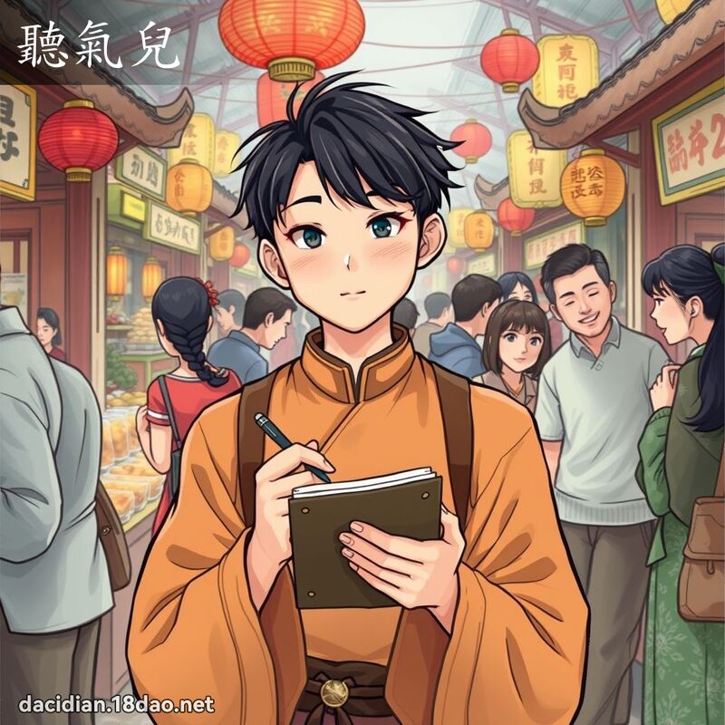 聽氣兒 - 國語大辭典配圖