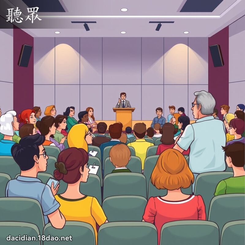 听眾 - 国语大辞典配图
