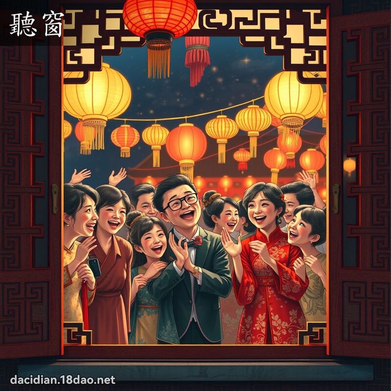 聽窗 - 國語大辭典配圖