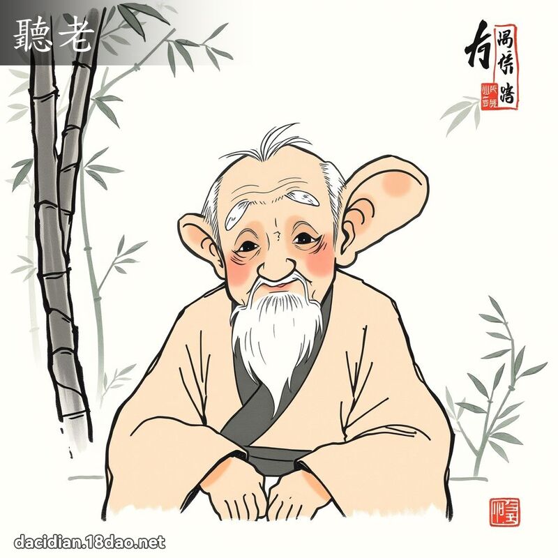 聽老 - 國語大辭典配圖