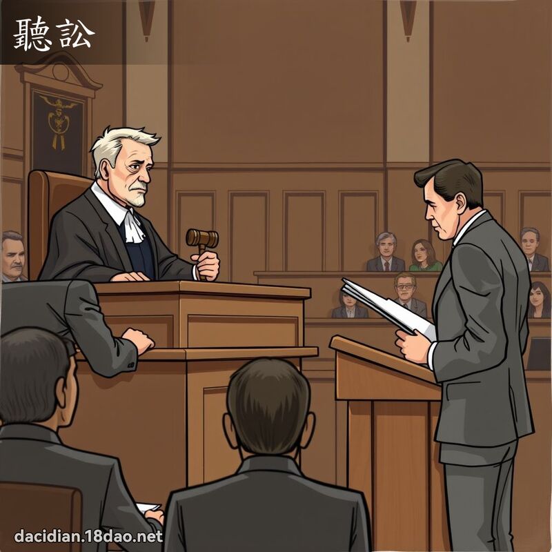 听讼 - 国语大辞典配图