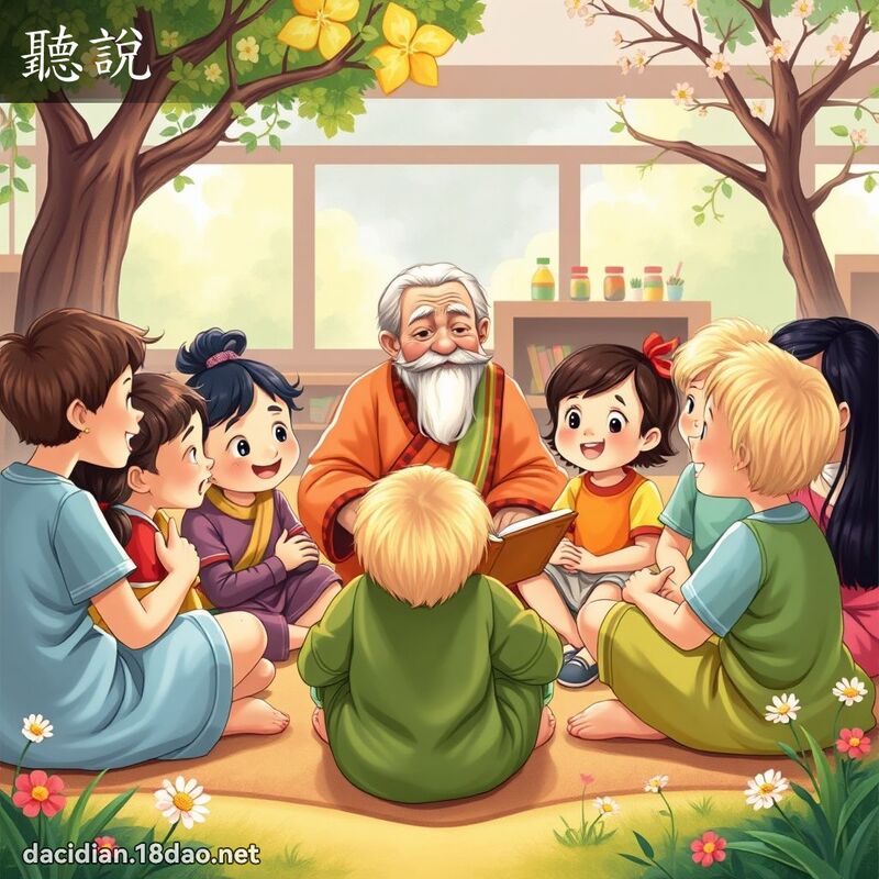 聽說 - 國語大辭典配圖