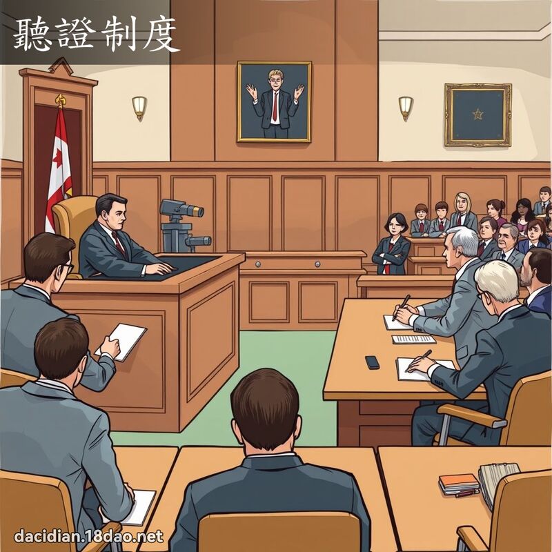 聽證制度 - 國語大辭典配圖