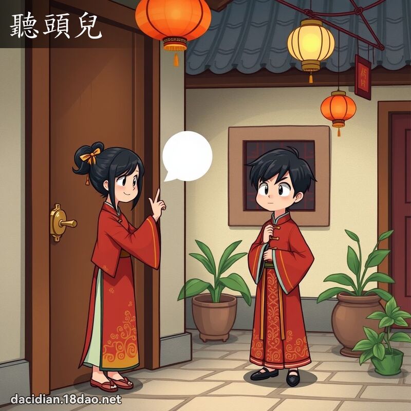 聽頭兒 - 國語大辭典配圖
