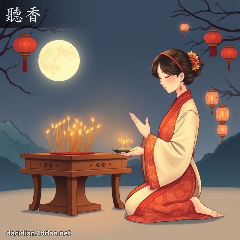 聽香 - 國語大辭典配圖