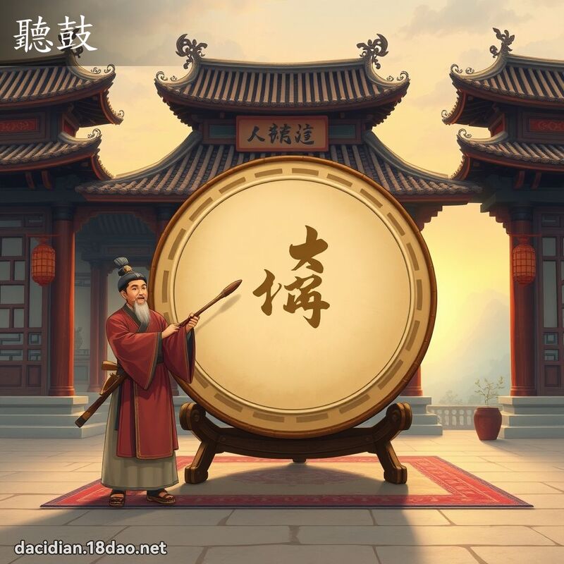 听鼓 - 国语大辞典配图