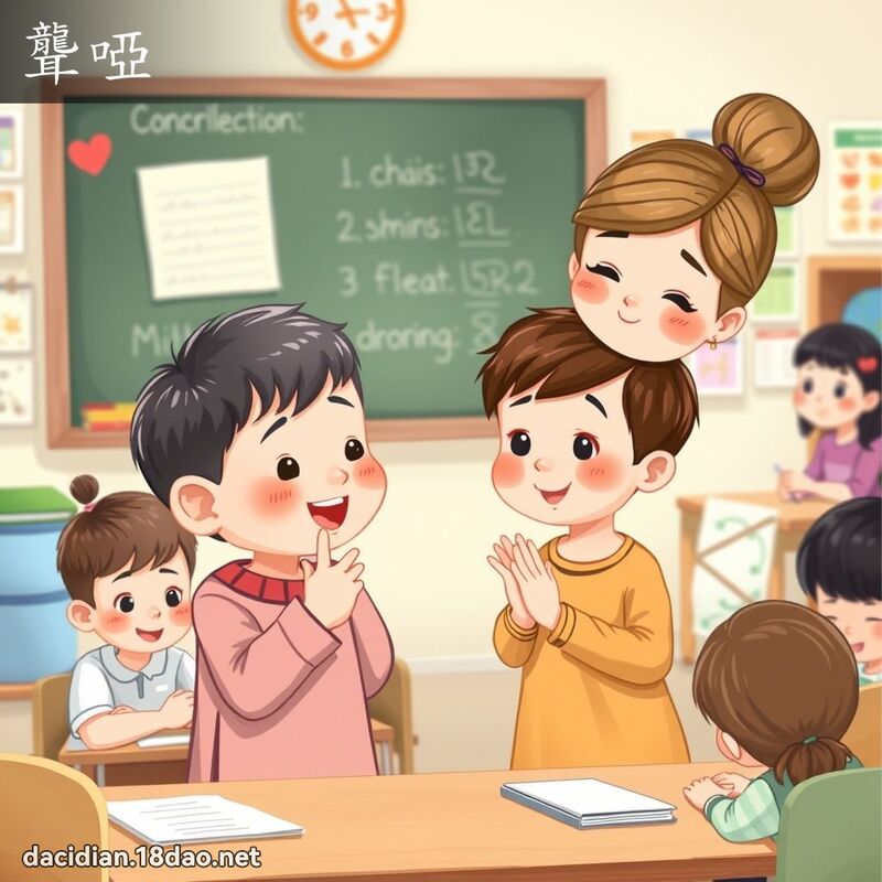 聋哑 - 国语大辞典配图