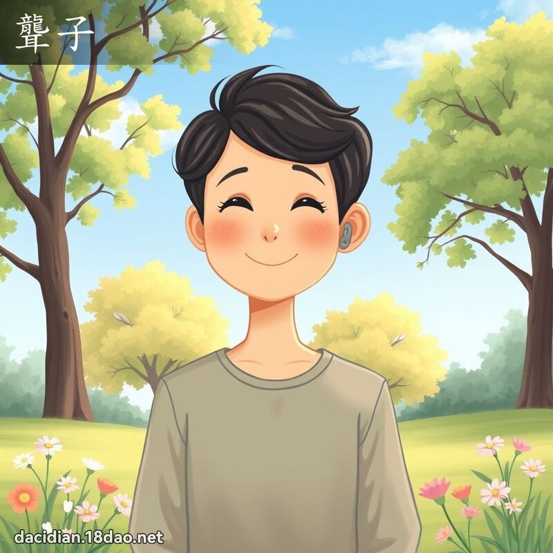 聾子 - 國語大辭典配圖