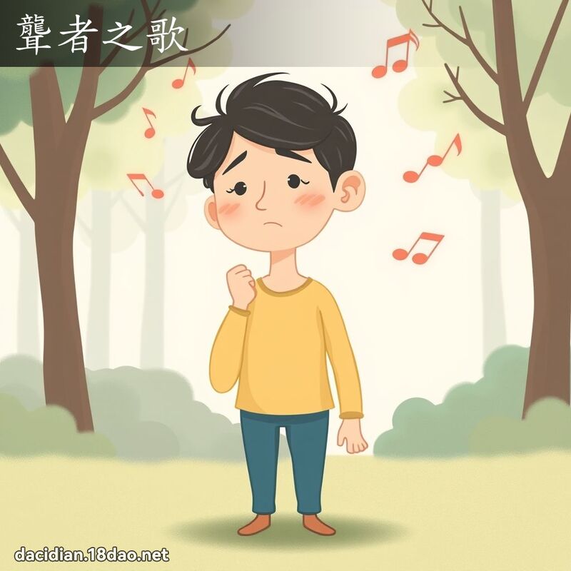 聋者之歌 - 国语大辞典配图
