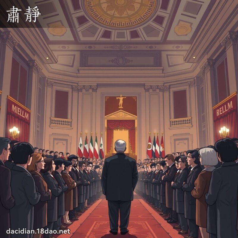 肅靜 - 國語大辭典配圖