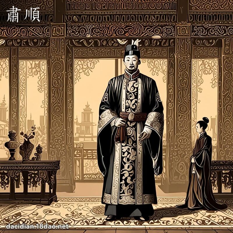 肅順 - 國語大辭典配圖