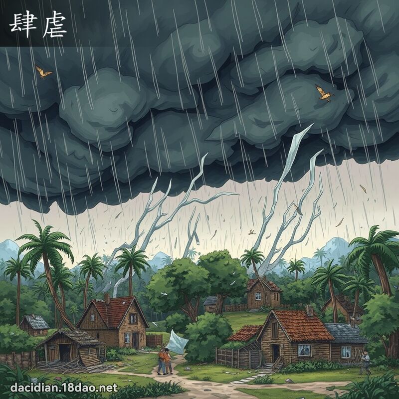 肆虐 - 國語大辭典配圖