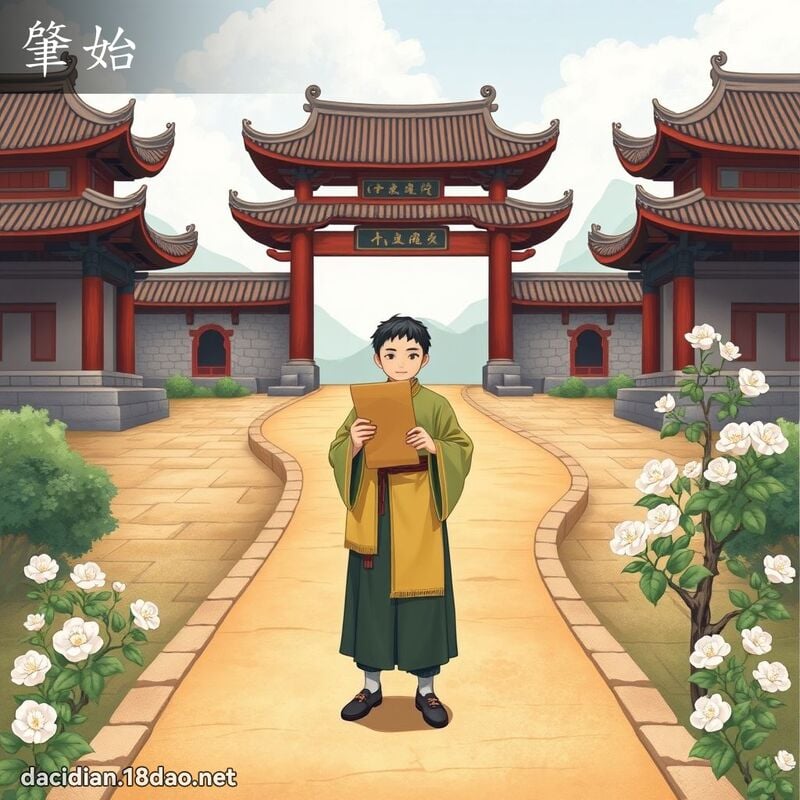 肇始 - 國語大辭典配圖