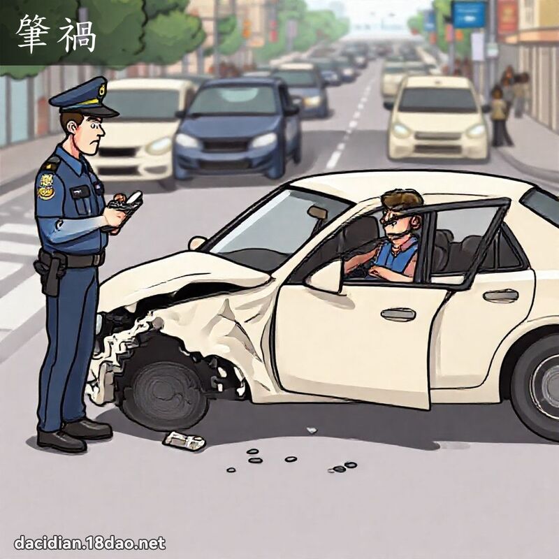 肇祸 - 国语大辞典配图