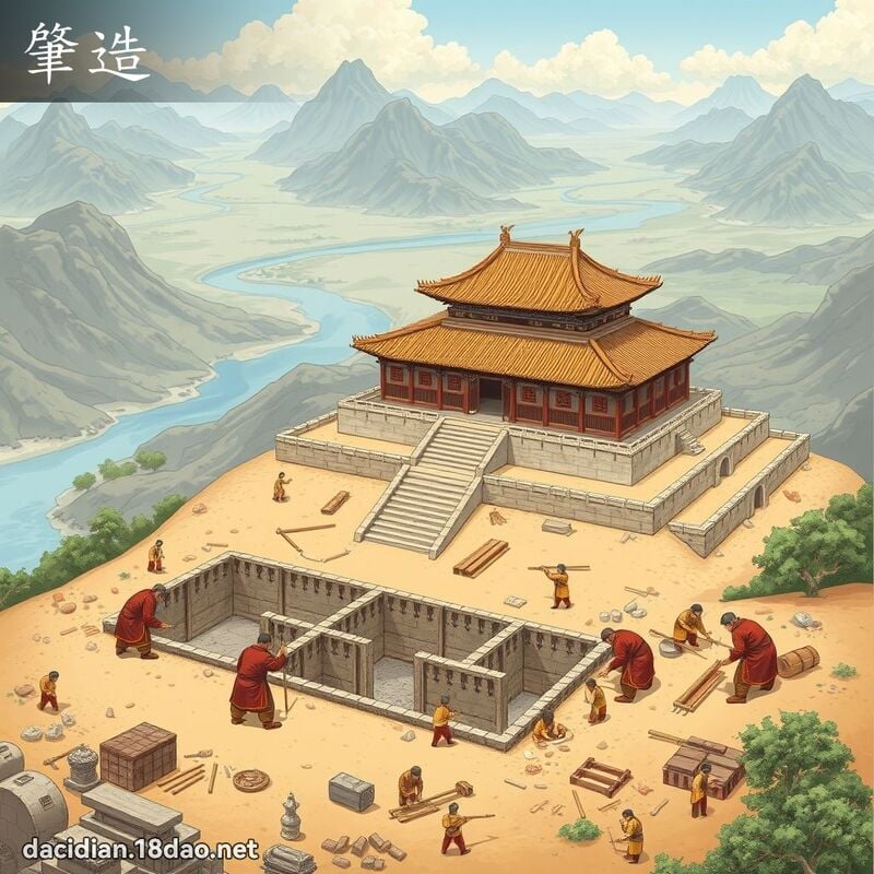肇造 - 國語大辭典配圖