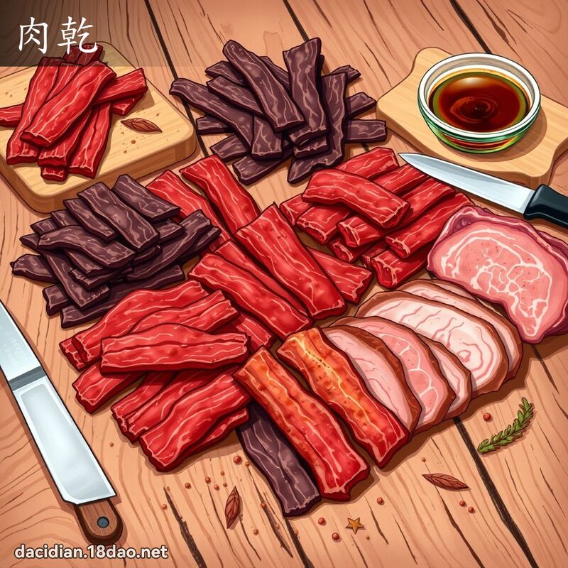 肉乾 - 國語大辭典配圖
