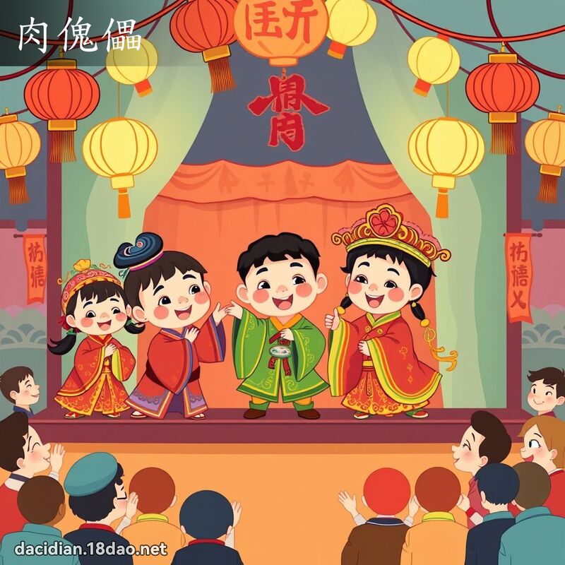 肉傀儡 - 国语大辞典配图