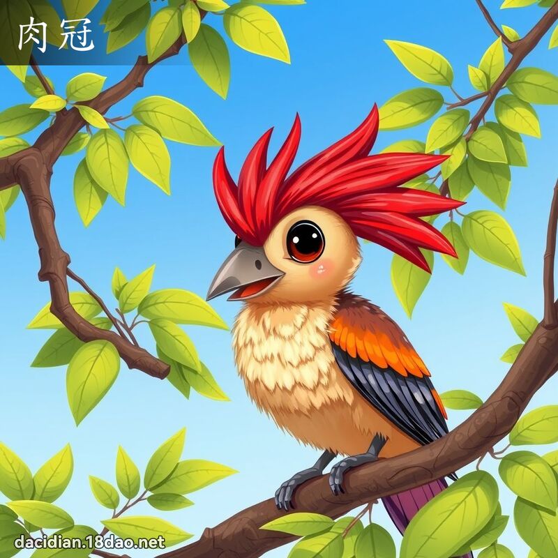 肉冠 - 國語大辭典配圖