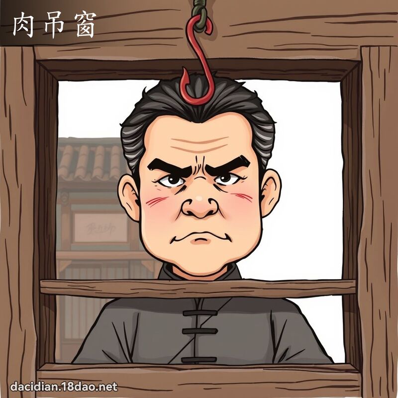肉吊窗 - 国语大辞典配图