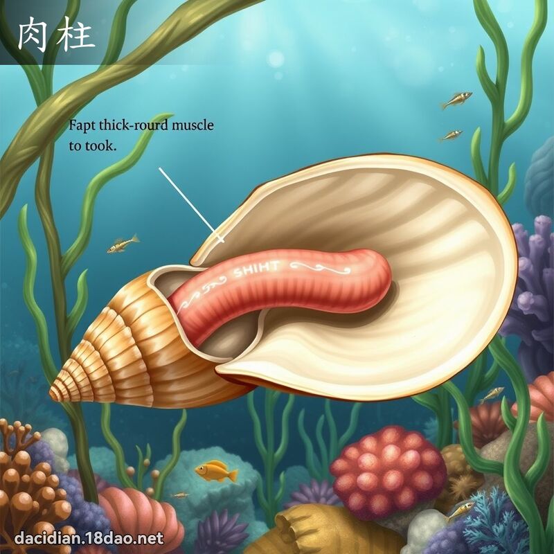 肉柱 - 國語大辭典配圖