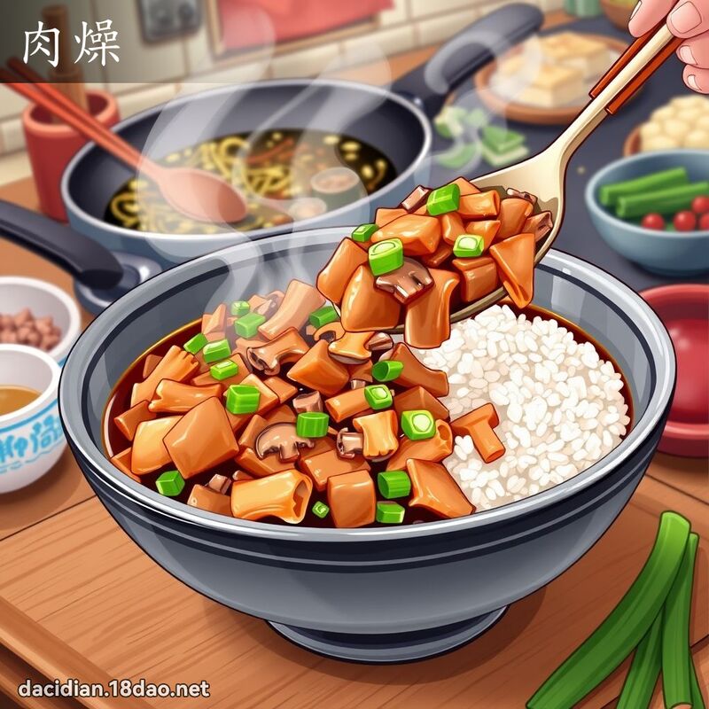 肉燥 - 國語大辭典配圖
