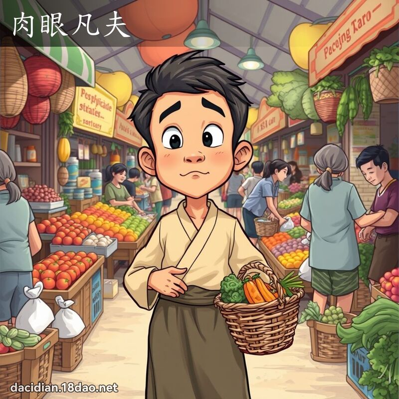 肉眼凡夫 - 國語大辭典配圖