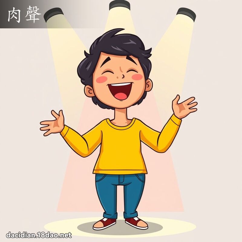 肉聲 - 國語大辭典配圖
