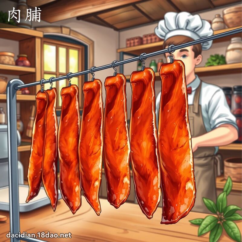 肉脯 - 國語大辭典配圖