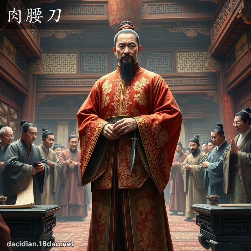 肉腰刀 - 國語大辭典配圖
