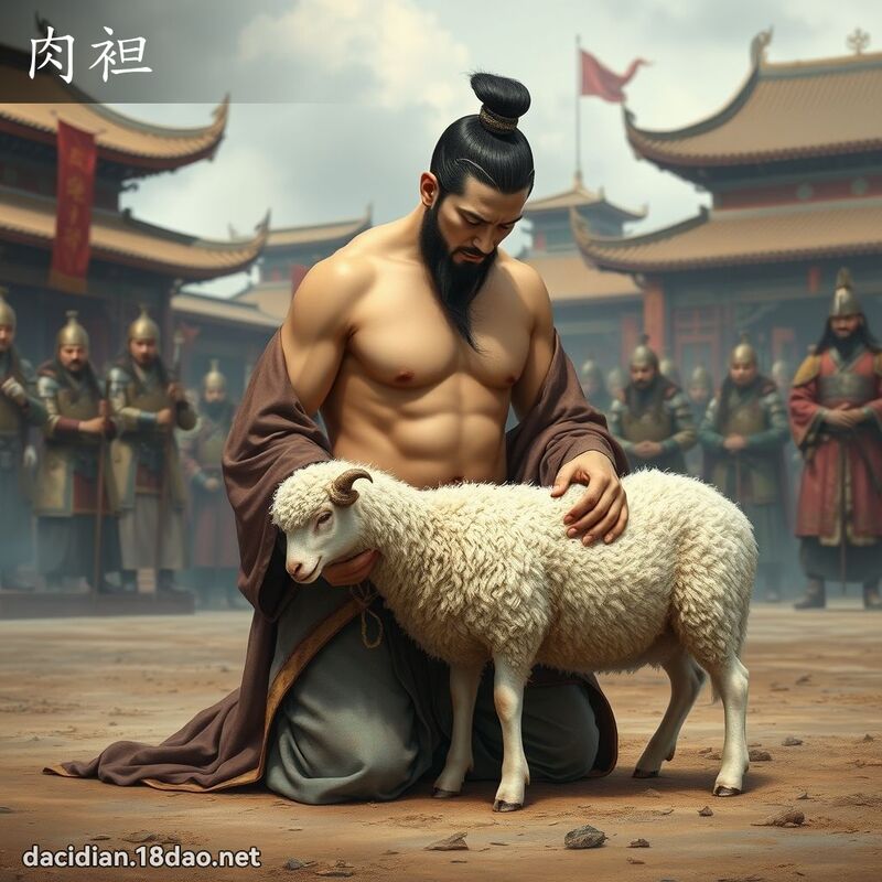 肉袒 - 國語大辭典配圖