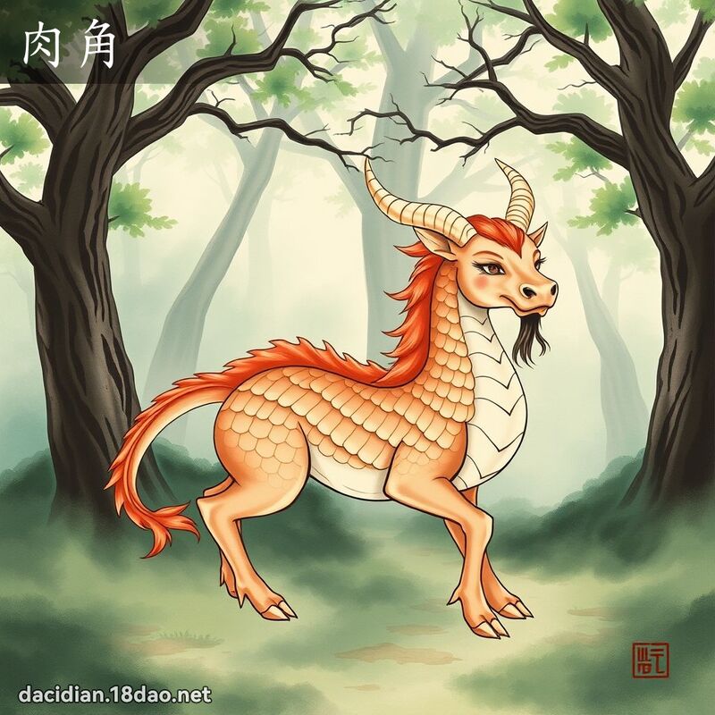 肉角 - 國語大辭典配圖