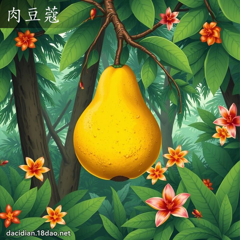肉豆蔻 - 國語大辭典配圖