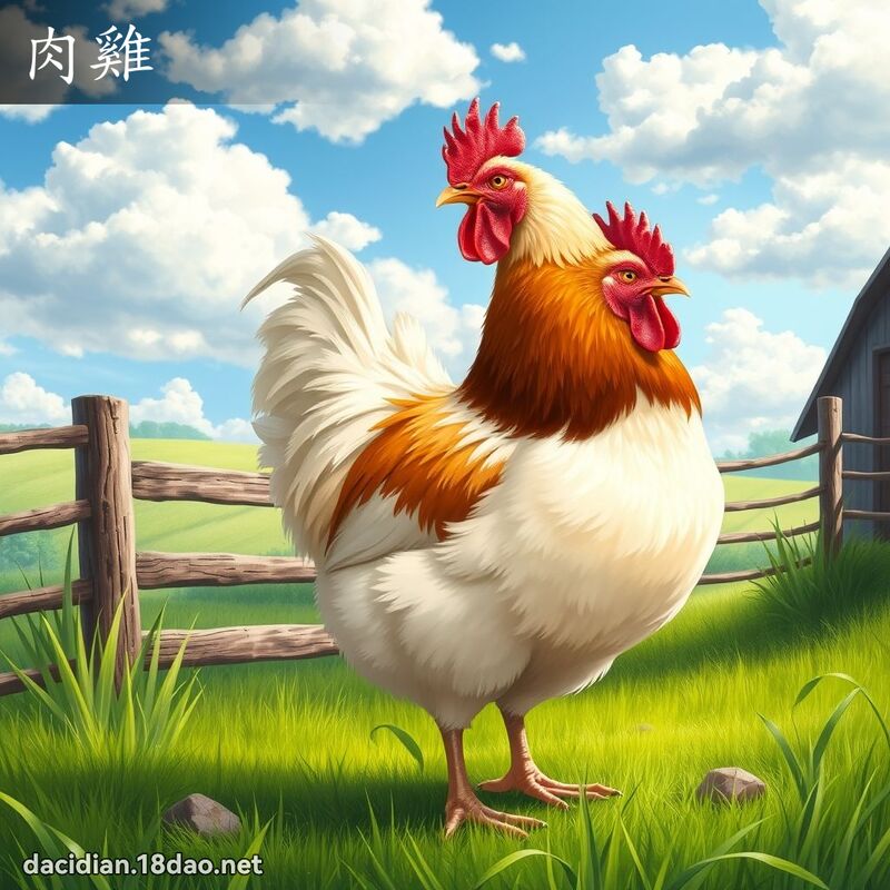 肉鸡 - 国语大辞典配图