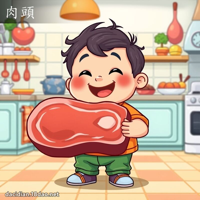 肉头 - 国语大辞典配图