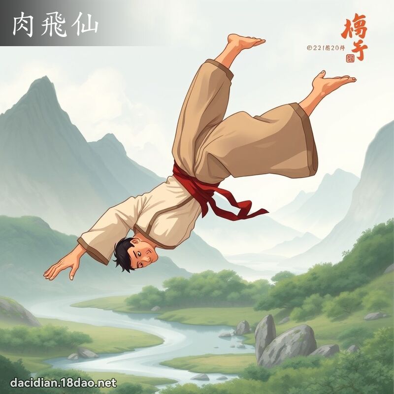 肉飛仙 - 國語大辭典配圖