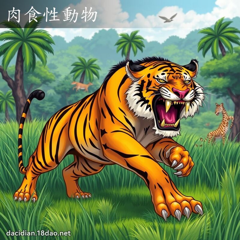 肉食性動物 - 國語大辭典配圖