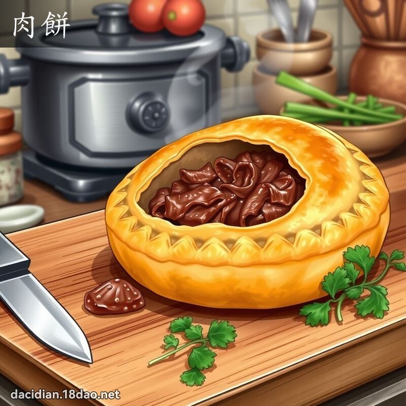 肉饼 - 国语大辞典配图