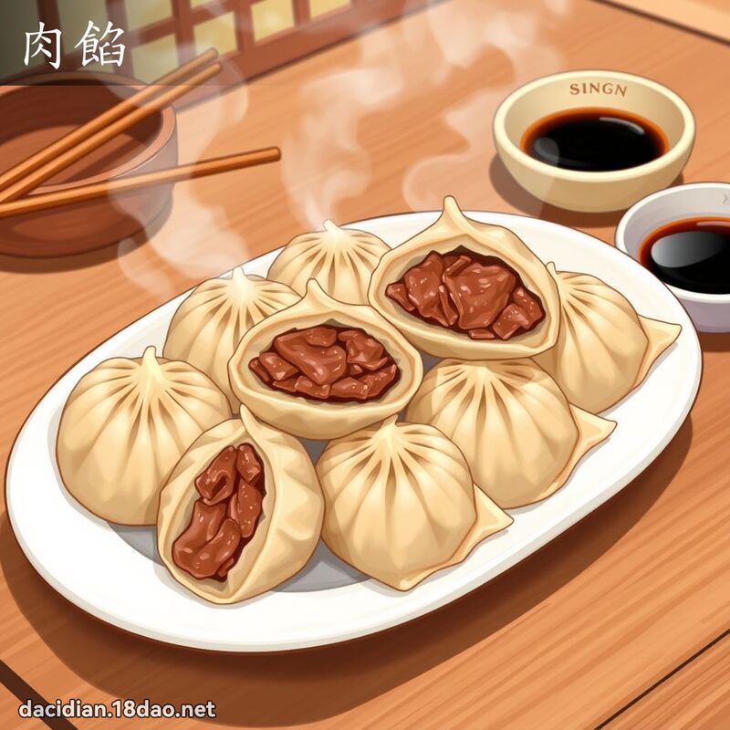 肉馅 - 国语大辞典配图