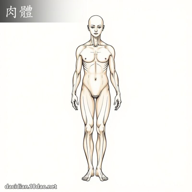 肉体 - 国语大辞典配图