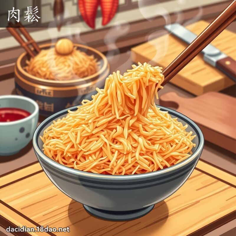 肉松 - 国语大辞典配图