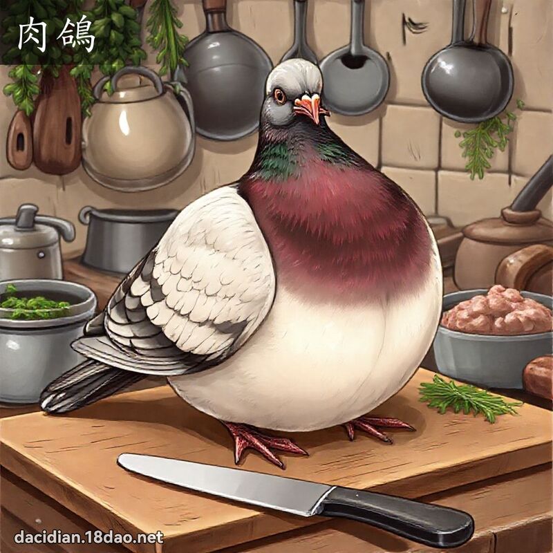 肉鴿 - 國語大辭典配圖